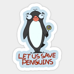 let  us save penguins 2024 Sticker